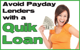 A Quik Loan is a revolving line of credit with rates as low as 9.00% APR